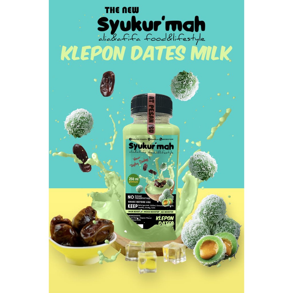 

Susu Kurma Klepon (Klepon Dates Milk)