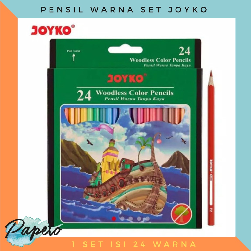 

Pensil Warna Set isi 24 Warna