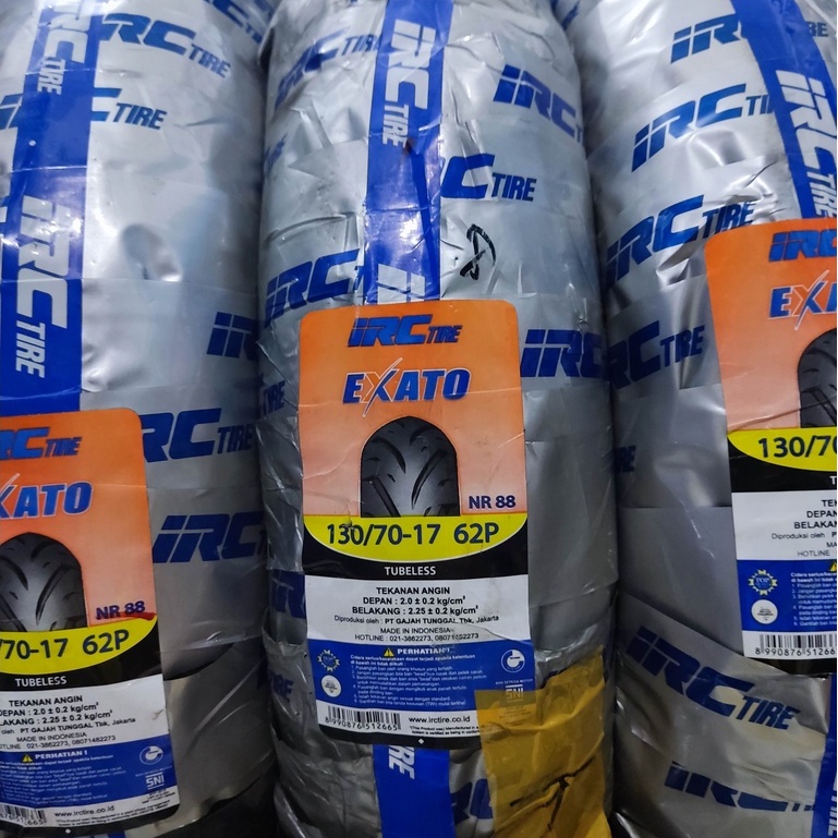Ban Luar IRC 130/70-17 EXATO NR88 Tubeless