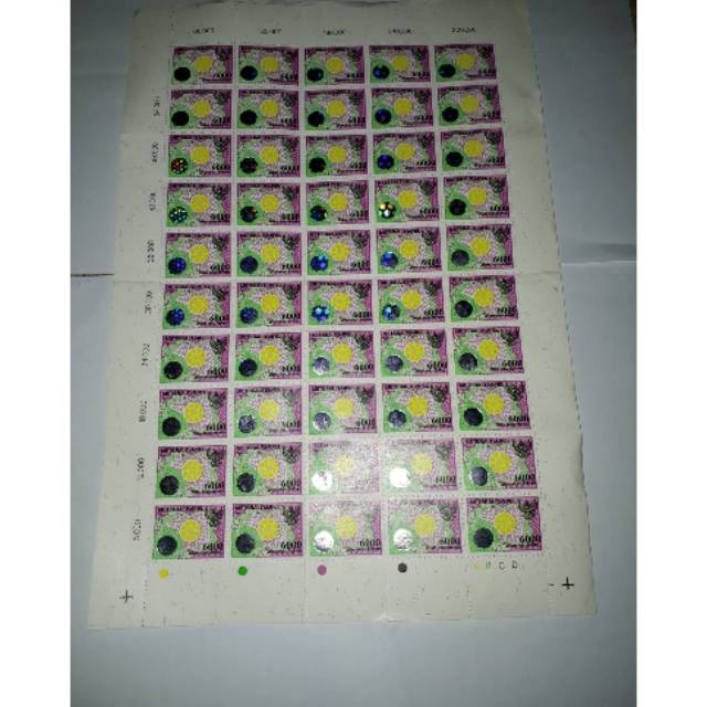

Materai 6rb tahun 2000-2002
