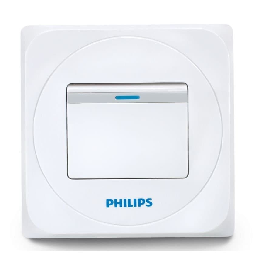 Saklar Philips SIMPLY 1 GANG SWITCH