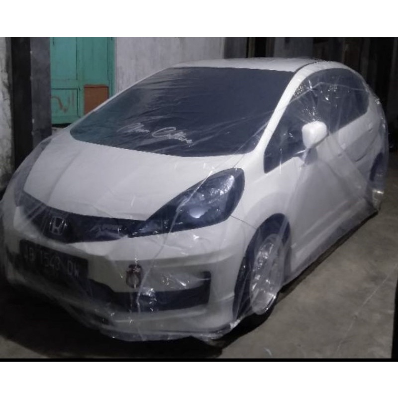 COVER MOBIL TRANSPARAN TEBAL 100 MIKRON AGYA AYLA BRIO JAZZ IGNIS SARUNG MOBIL TUTUP MOBIL YARIS TRANSPARAN WATERPROOF