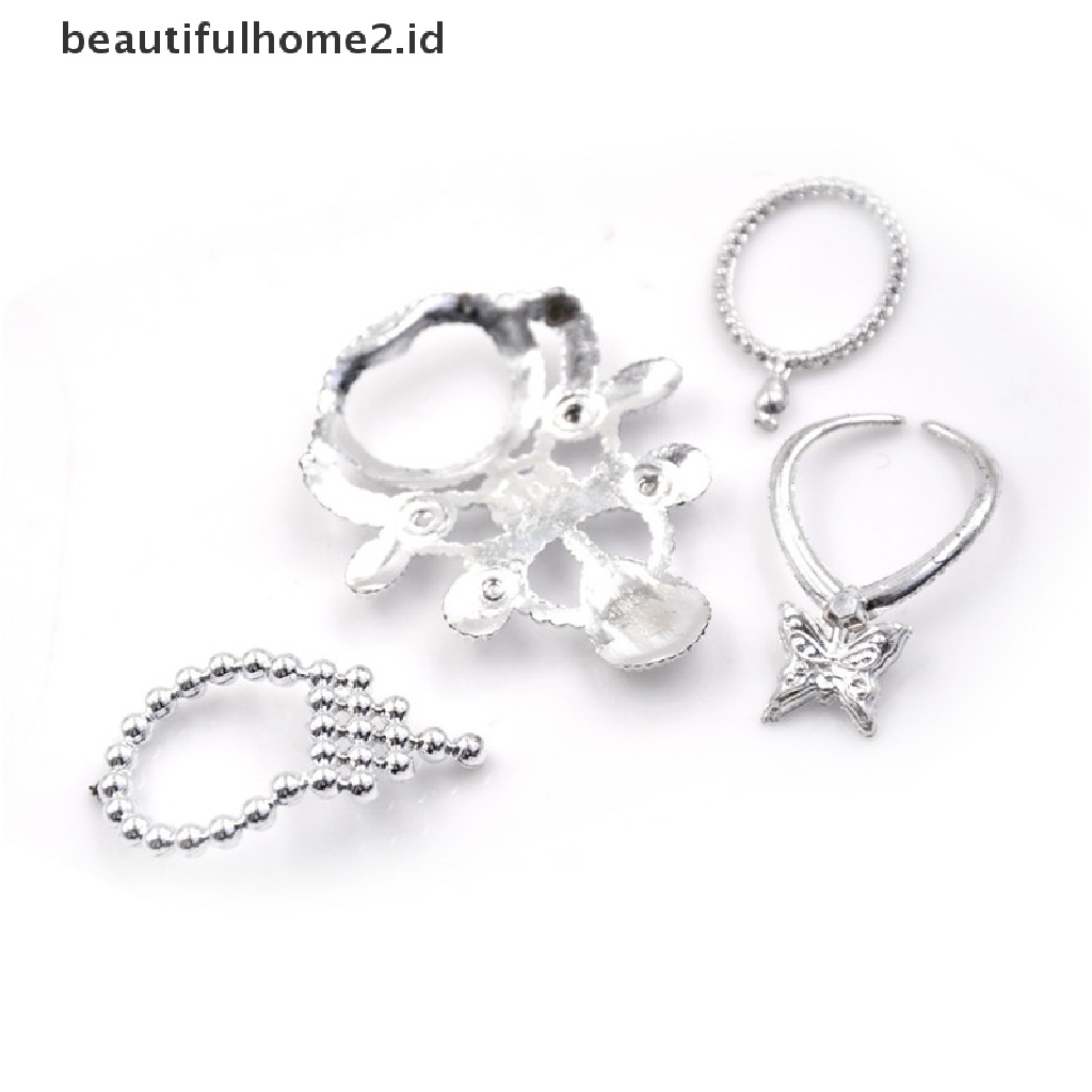 (Beautifulhome2.Id) 6pcs / Set Kalung Rantai Plastik Aksesoris Pesta Boneka