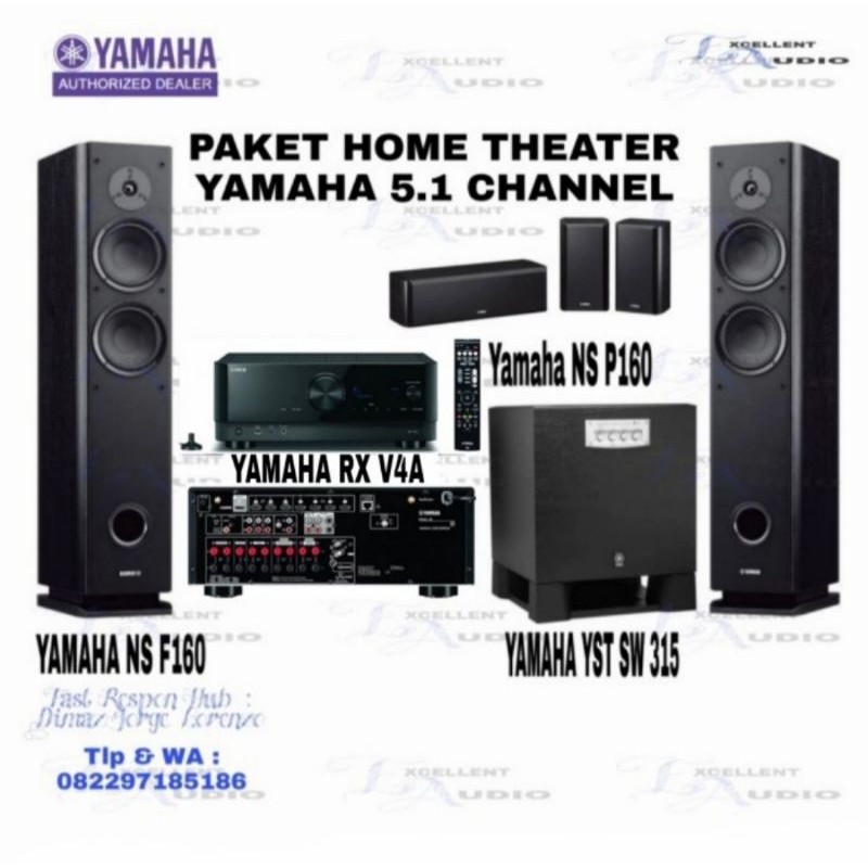 Yamaha NS F160 NSF160 NS P160 NSP160 RXV4A RXV 4A YST SW315 SW315