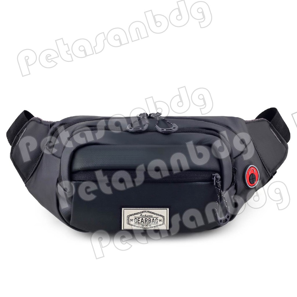 PTS -Gear Bag Rock Leather Waistbag URBAN PORT WITH EARPHONE HOLE -13086