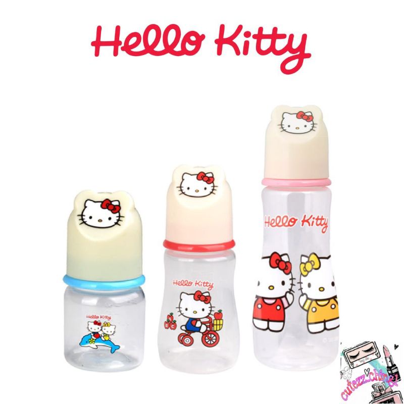 ☃Cutezz_Ching1☃Hello Kitty Regular Round Bottle Botol Susu Bayi Bunny