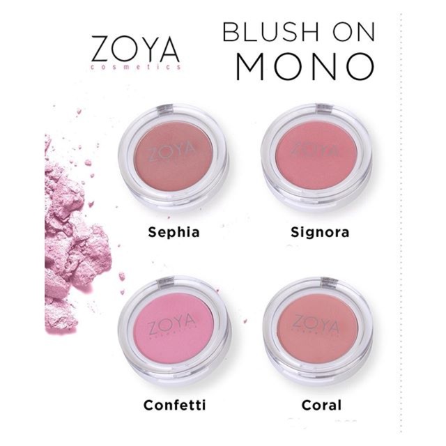 blush on zoya