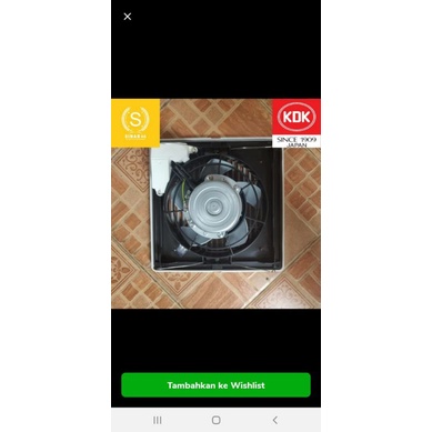 KDK Exhaust Fan Plafon 6&quot; 6 inch Kipas Plafon Ceiling 15TGQ1 15 TGQ 15TGQ