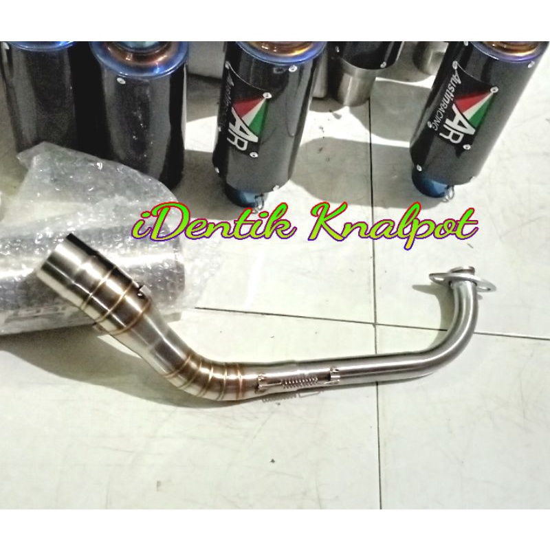 leher header knalpot nmax inlet 50mm 50 mm