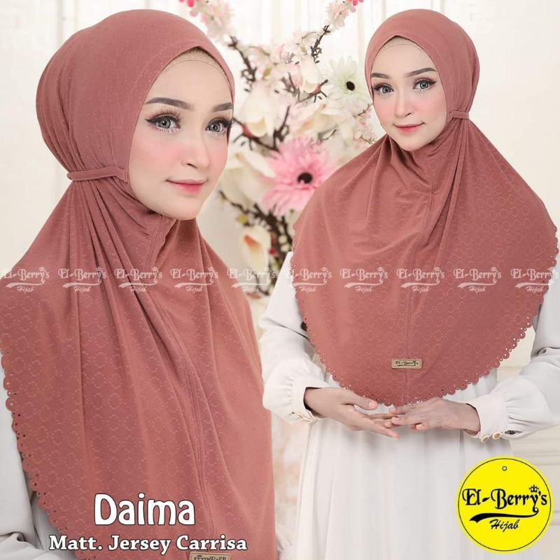 EL BERRYS BERGO DAIMA/ORI MERK EL BERRYS HIJAB