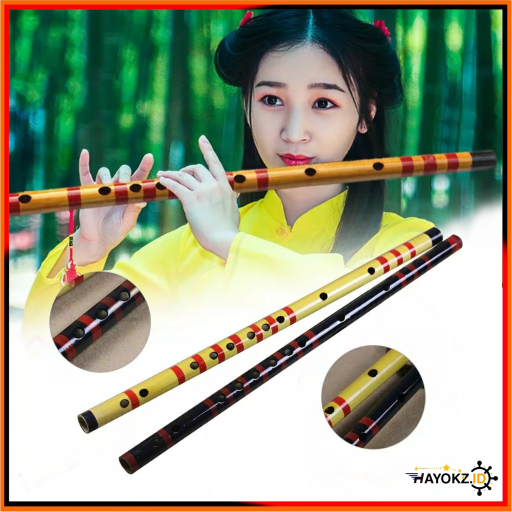 Seruling Bambu Import Professional Flute Bamboo Woodwind Musical Instrument Suling Bambu