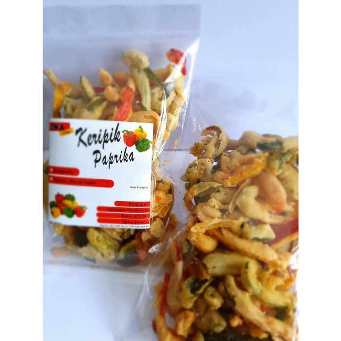

Keripik Paprika (Berat bersih 100gr)