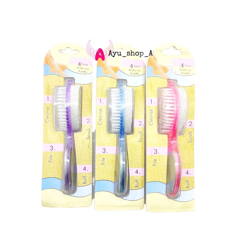 Sikat Kaki &amp; Batu apung/ Alat pembersih kaki 4 in 1/ Foot Brush