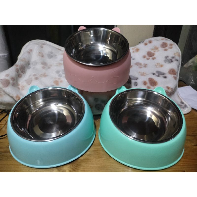 Pet Bowl &quot;CATHY STAINLESS&quot; Tempat Makan Hewan