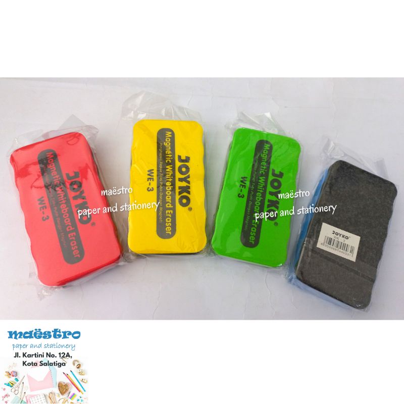 

Penghapus Whiteboard Magnet Joyko WE-3 Magnetic Whiteboard Eraser