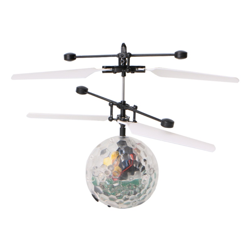 Mary Flash Flying Infrared Induction Colorful LED Disco RC Helikopter Mainan Anak