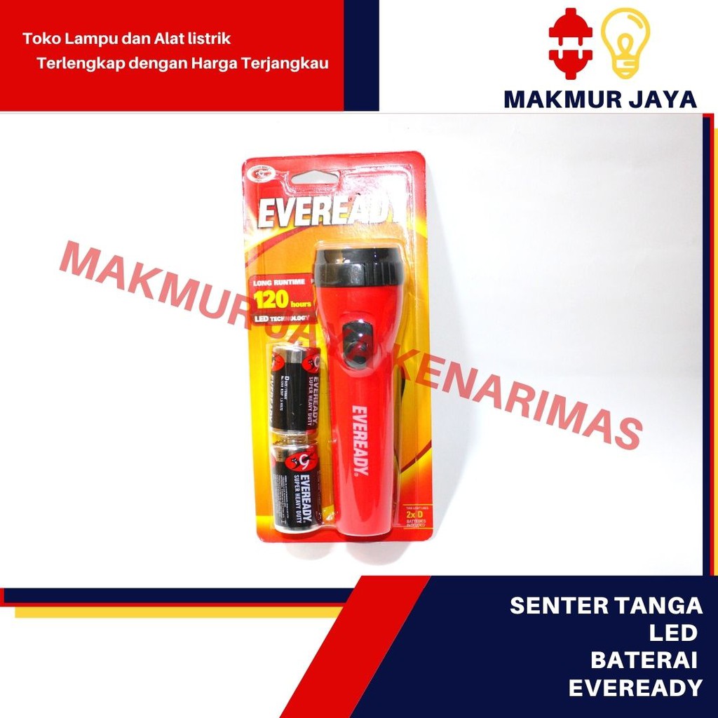 Senter Baterai LED Murah/Senter Eveready baterai LED Murah/Senter tangan LED