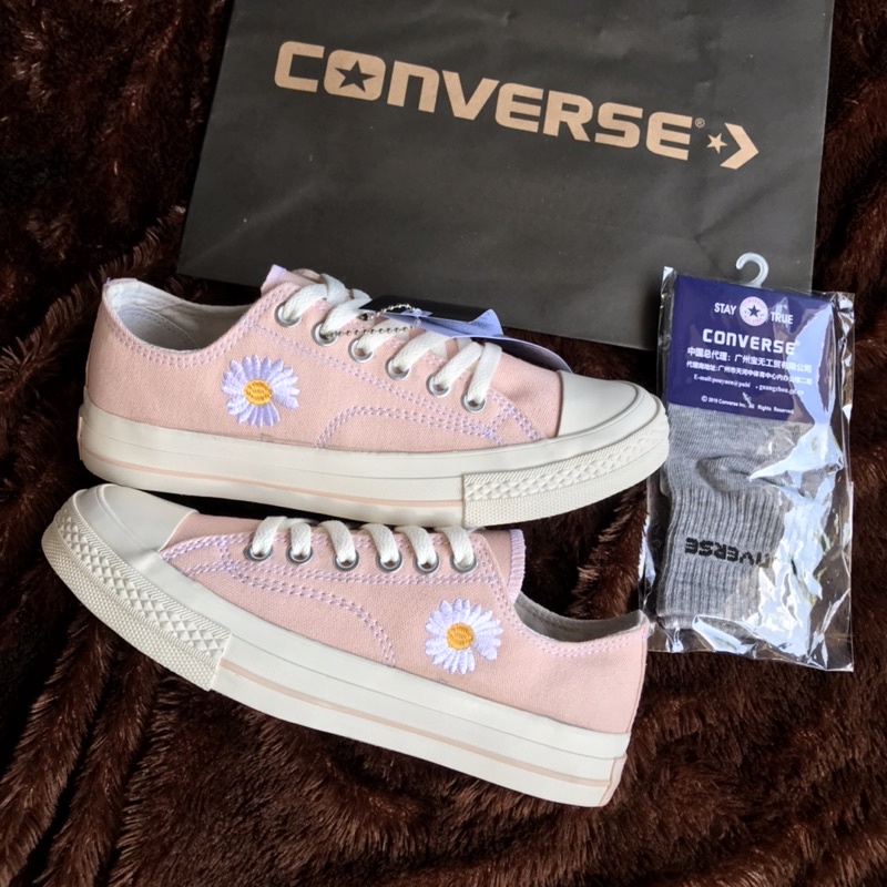 LIMTED EDITON CONVERSE 70s PEACE MINUS ONE LOW PEACH - PINK PREMIUM (BISA COD)