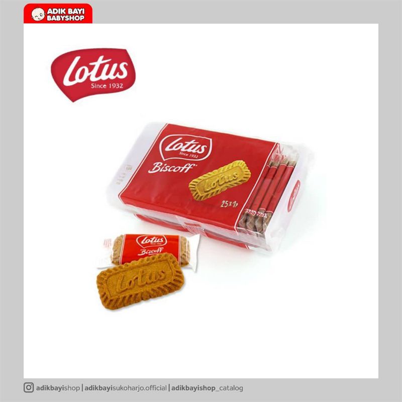 Jual LOTUS BISCOFF CARAMELISED BISCUIT - 25PC/156 GR - Biskuit Karamel ...