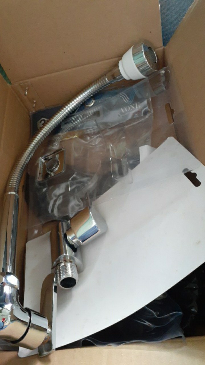 Vone 2416-55 Keran Kran Taman Air Single Wall Tembok Taman Chrome