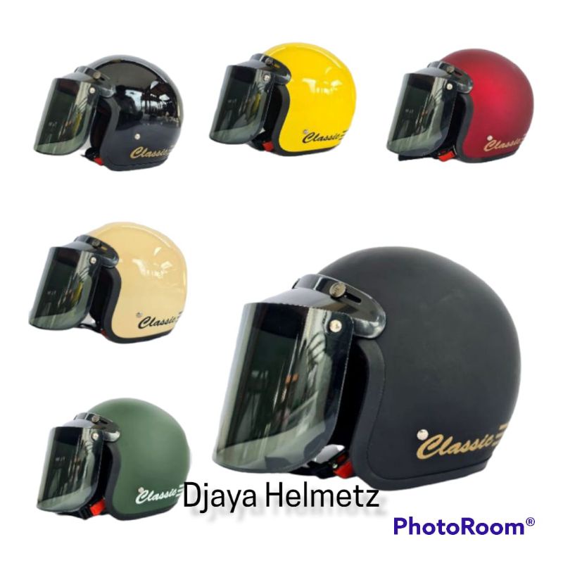 Grosir Helm Bogo Classic Dewasa, Helm Bogo Retro Dewasa Pria Wanita, helm bogo kaca flat, helm bogo 