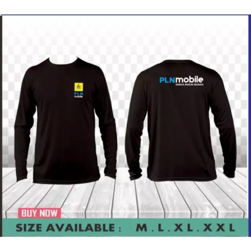 KAOS PLN MOBILE BAJU T-SHIRT DISTRO LOGO PLN MOBILE