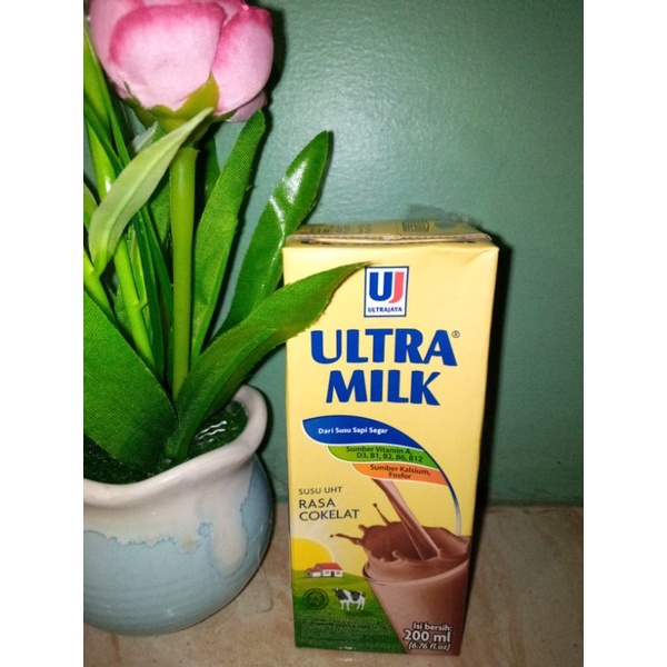 

susu ultra milk cokelat 200 ml