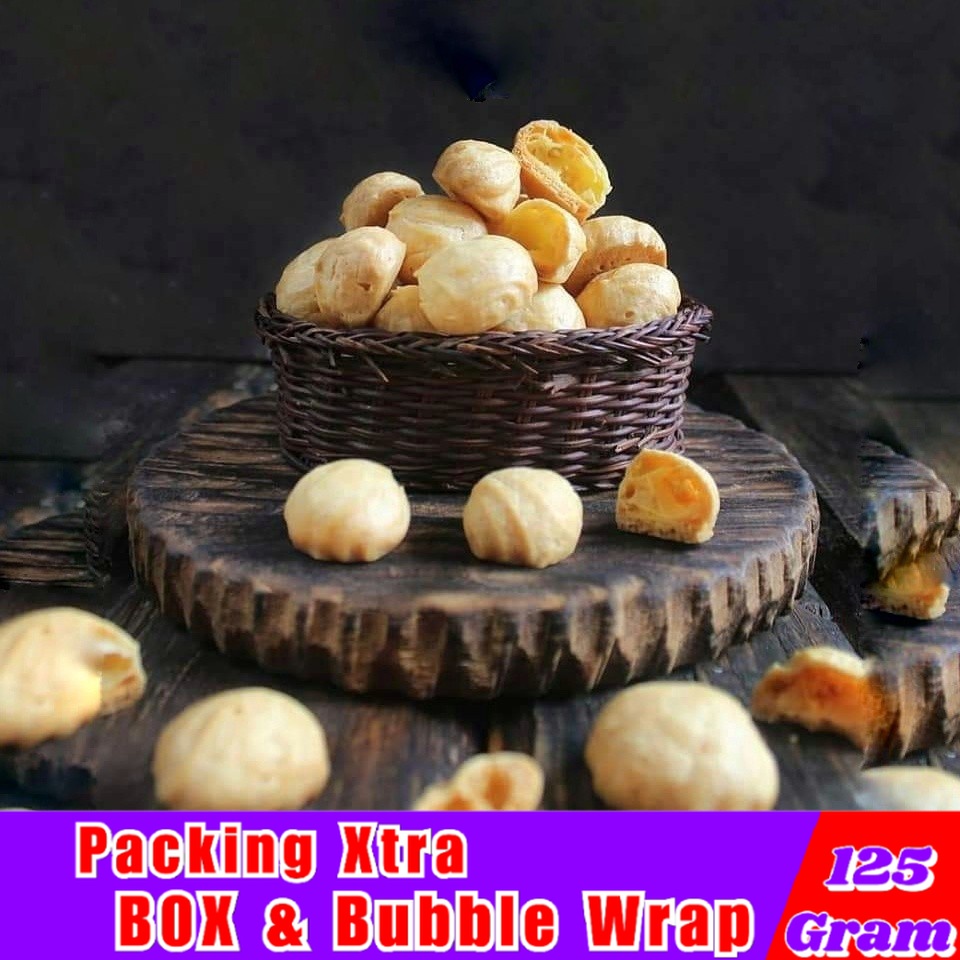 

jajanan Kue Sus Keju 125gr / Kue Shoes Coklat - Hufaida Snack