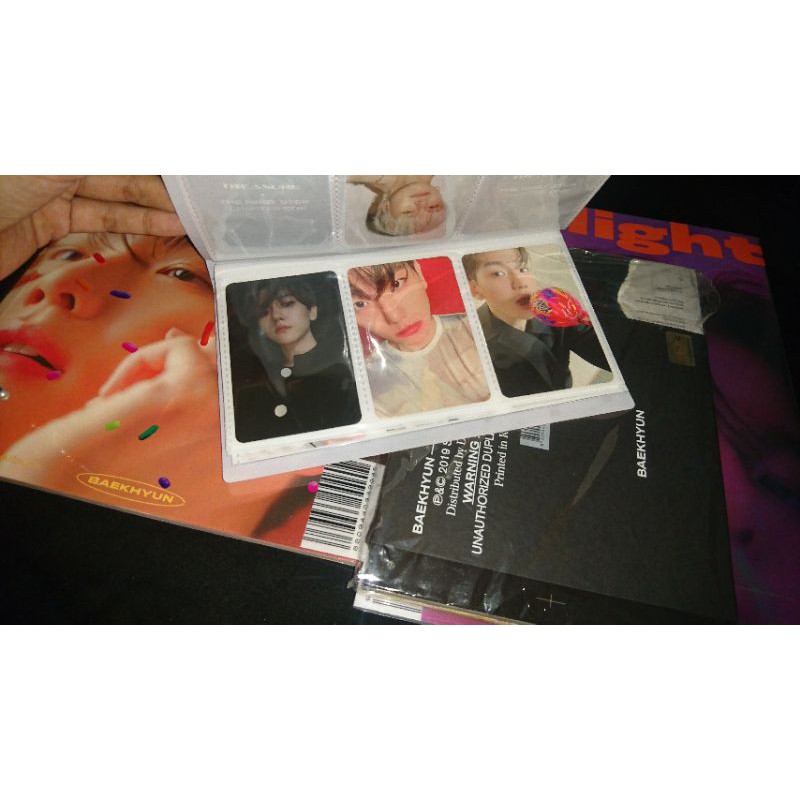 UNSEALED Photocard Baekhyun City Lights night vers. Delight Honey & Mint ver.