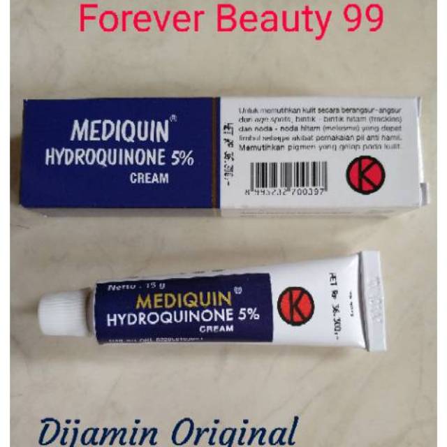 Mediquin Cream Krim Pemutih Flek Hydroquinone 5 Sama Dengan Vitaquin