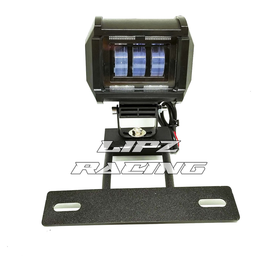 LAMPU TEMBAK / LAMPU SOROT LED MODEL T-5481 CAHAYA PUTIH SENJA BIRU + BREKET RX-KING