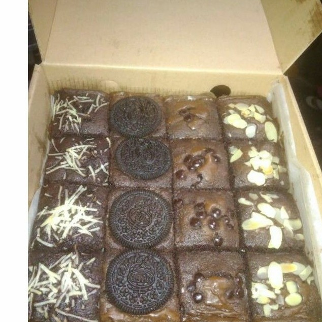 

Fudgy Brownies (Brownies Sekat)