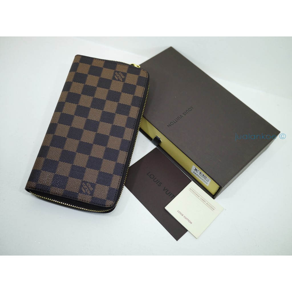 JUAL dompet wanita import LV 60003 Taiga Brown MURAH 