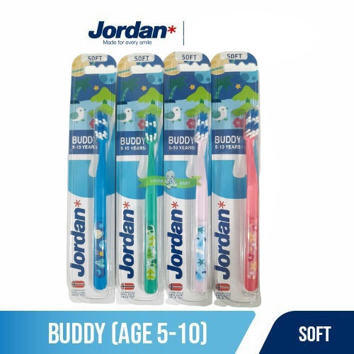 PERA617 JORDAN KIDS SIKAT GIGI TOOTHBRUSH KIDS BUDDY 5-10 THN