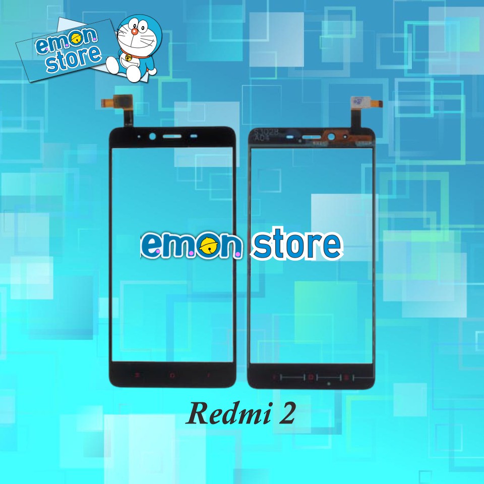 Layar Depan Kaca LCD Touchscreen TS Xiaomi Redmi Note 2 Note2