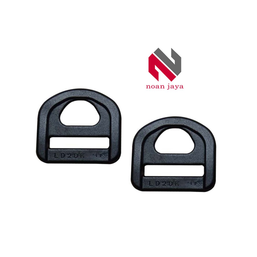 

RING D TAS PLASTIK BUCKLE YKK UKURAN 2.0 CM LD 20 K