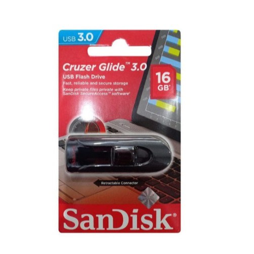 FLASHDISK SANDISK 16 GB CRUZER GLIDE USB 3.0