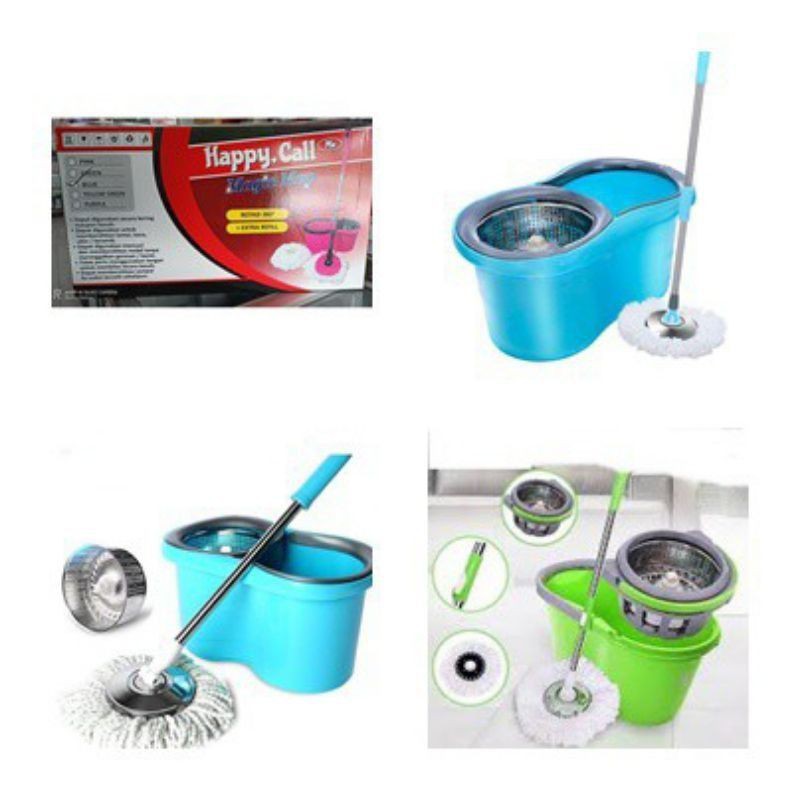 Spin Mop Stainless / Magic Mop Stainless / Pel Puter