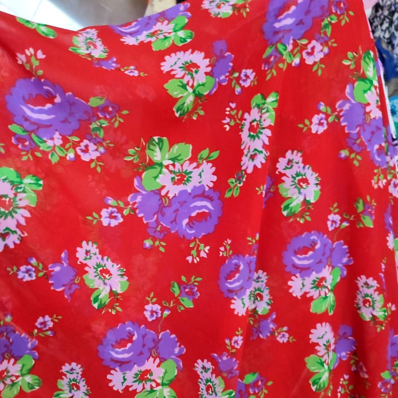 kain Ceruty Motif  - Bahan Ceruti motif dz - Gamis syar'i - Tunik terbaru