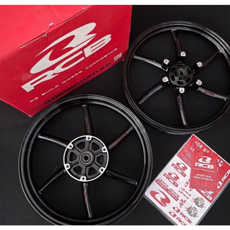Velg Rcb Ninja sp522 Hitam - Putih Velg Kawaski Ninja R/Ss dan Ninja Rr zx