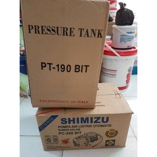 JETPUMP SHIMIZU PC260BIT PC 260 BIT + TABUNG POMPA AIR OTOMATIS