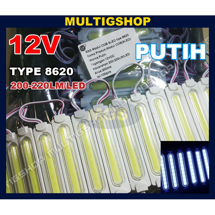 LED Modul COB 8620 12V - Putih