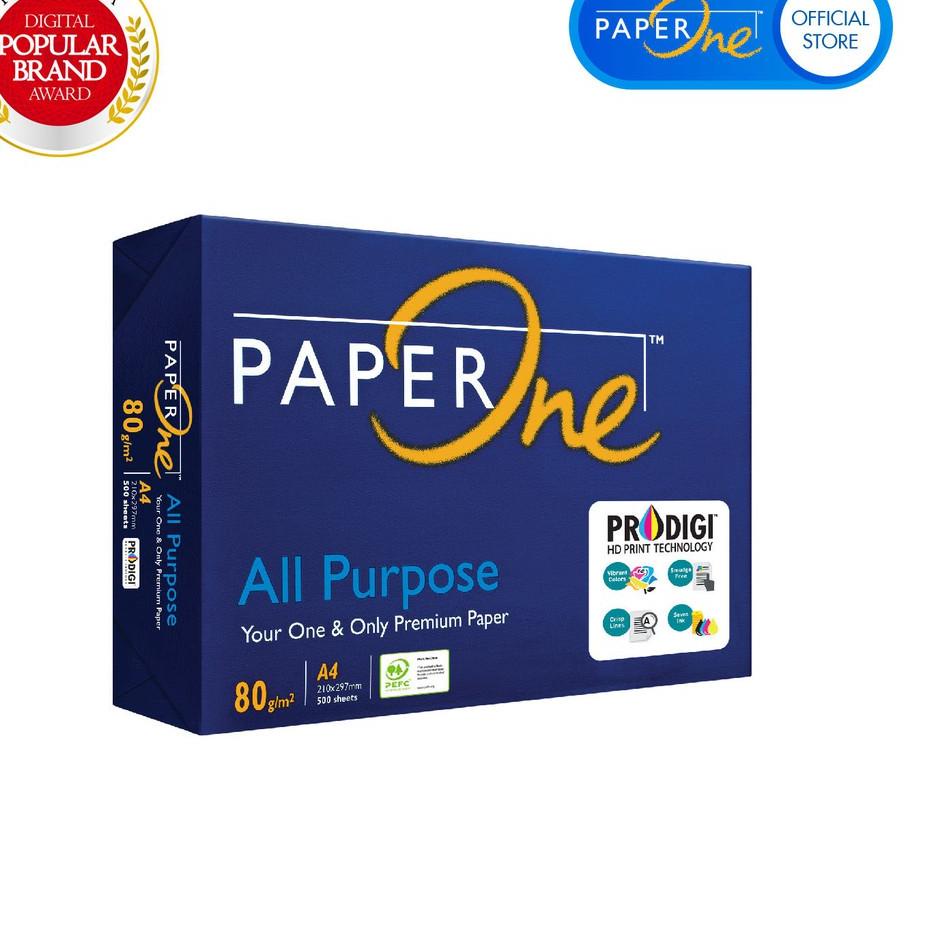 

Promo - PAPERONE Kertas A4 80gr All Purpose 1 Ream 500 lembar Kertas HVS, Kertas Fotocopy ン