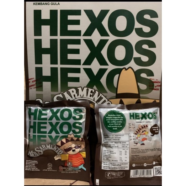 PERMEN HEXOS PELEGA TENGGOROKAN | Lemon Mint/Mint/Barley Mint/Sarsaparilla