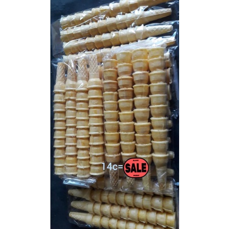 

cone ice cream 14 mangkok (cup), min order 50 bks