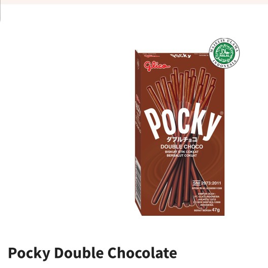 

POCKY DOUBLE COKLAT 47G