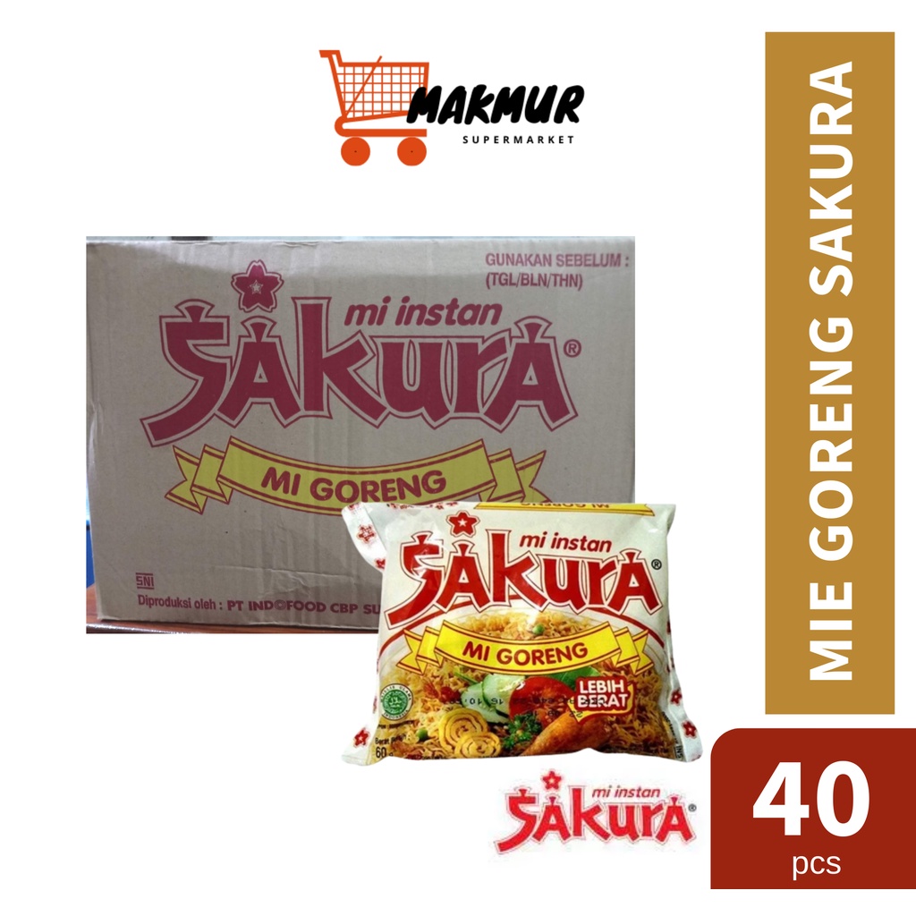 

Mie Goreng Sakura 60 gram - 1 dus isi 40 pcs