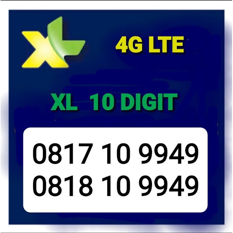 nomor cantik xl 10 digit pasangan masa aktif sd tahun 2030