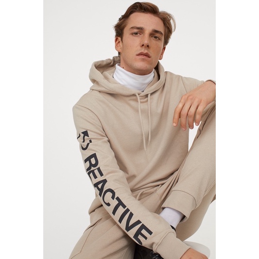 Hoodie H&M Reactive Beige