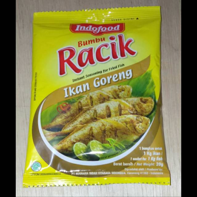 Jual Indofood Bumbu Racik Ikan Goreng G Shopee Indonesia